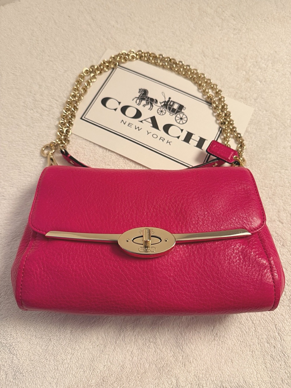 Coach Madison 48515 Leather Chain Crossbody – NWOT